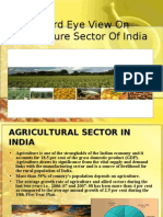 A Bird Eye View On Agriculture Sector of India