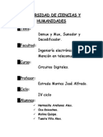 Laboratorio n4 de Sumador Multiplexor y Demultiplexor