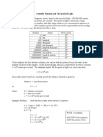 Activity 1-1 Scientific Notation and The Speed of Light