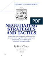 Brian Tracy - Negotiating Strategies PDF