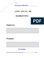 Modelo Plano de Marketing