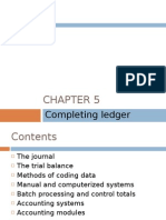 Chapter 5 - Completing Ledger Accounts