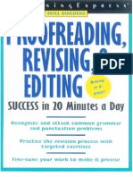 Learning Express Proofreading Revising & Editing Skills Success - 205p