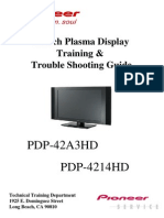 Pioneer Pfp42a3hd Plasma TV Training Manual