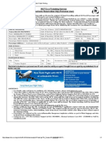 Irctcs E-Ticketing Service Electronic Reservation Slip (Personal User)