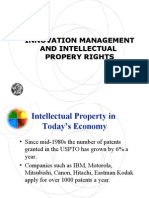 Innovation Management and Intellectual Propery Rights