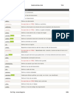 Lista de Etiquetas HTML5 PDF