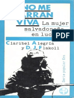 No Me Agarran Viva. La Mujer Salvadoreña en Lucha - Claribel Alegría y D. J. Flakoll