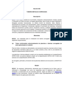 Especificaciones Tecnicas de Tuberia Metalica Corrugada