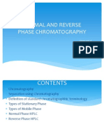 Normal and Reverse Phase Chromatography