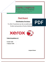 Xerox Project Report, Anupam Kumar, Vvism, Hyderabad