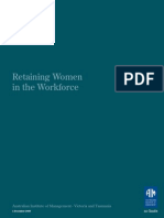 Retaining Women in The Workforce: Australian Institute of Management - Victoria and Tasmania