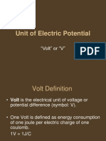 #3 Unit of Electric Potential