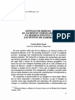 Gonzalo de Berceo, El Sacristán Fornicario, La Abadesa Encinta y Las Dueñas de Zamora