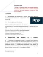 Shareholders Rights and Remedies PDF