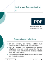 Presentation On Transmission Medium