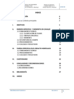 INFORME de LAB Energia Especifica y Momenta