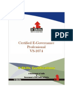 E-Governance Certification