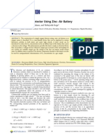 A Simple Oxygen Detector Using Zinc Air Battery