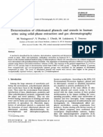 Determination of Chlorinated Phenols and Cresols in Human Urine Using Solid-Phase Extraction and Gas Chromatography