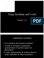 King, Keohane and Verba: Chapter 1+2