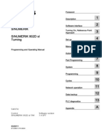 SIEMENS SINUMERIK 802D Programming and Operating Manual For Turning