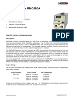 RMO200A: Micro Ohmmeter