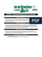 CIP #15 - Chemical Admixtures For Concrete