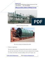 Plastic Recycling Pyrolysis Plant