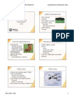 08 Animal Behavior Restraint Cattle JIT PPT 6slide HANDOUT