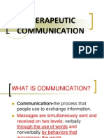 Therapeutic Communication