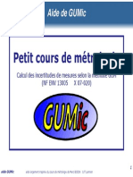 Calcul Des Incertitudes de Mesures Selon La Methode Gum NF Env