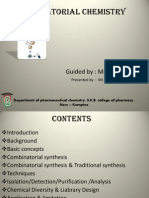 Combinatorial Chemistry: Guided By: Mr. R.T.Lohiya