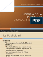 Historia de La Publicidad