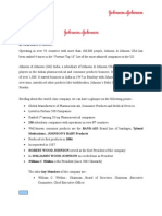 PRODUCT Mix of (Johnson & Johnson)