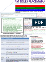 GCSE Business Studies Exam Skills Placemat