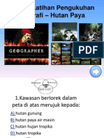 Soalan Latihan Pengukuhan Geografi - Hutan Paya