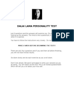 Dalai Lama Personality Test