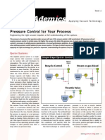 Pressure Control For Vacuum Systems