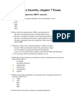 Cisco CCNA Security Chapter 7 Exam