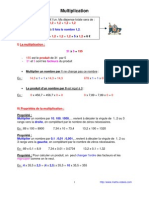 Multiplication (6ème)