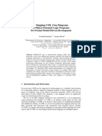 Mapping UML Class Diagrams To Object-Oriented Logic Programs For Formal Model-Driven Development