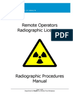 ApplicatioRadiographic Licensing