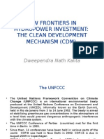 New Frontiers in Hydropower Investment: The Clean Development Mechanism (CDM)