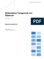 CFW-11 - Manual de Aplicación Bobinadora Tangencial Con Balancín R01 S 10000285182