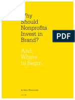 Why Should Nonprofits Invest in Brand?: And, Where To Begin