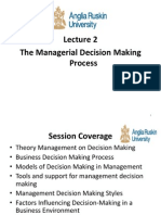 Managerial Decision Making Process