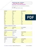 Irregular Verbs Easy Way To Learn