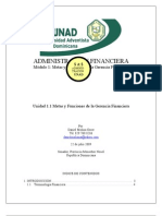 Unidad 1.1 Metas y Funciones de La Gerencia Financiera 