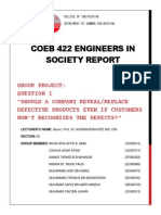 Case Study For Engineering Problem